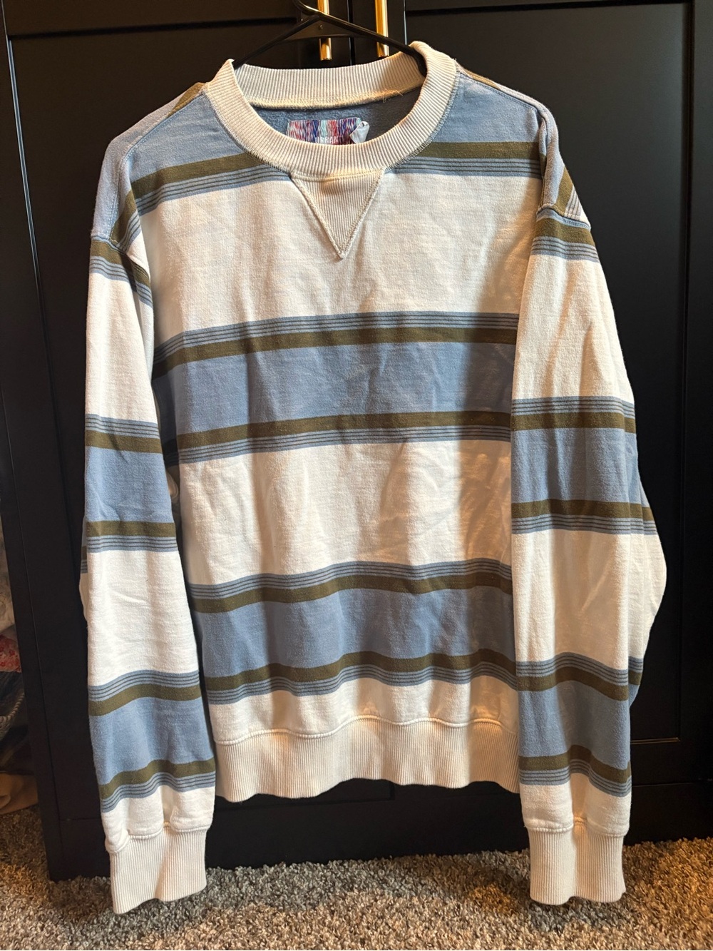Urban Outfitters skate-striped crewneck